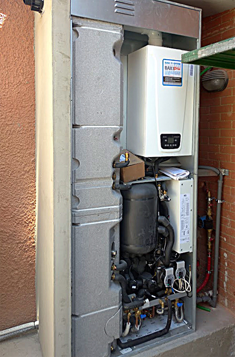 Energy saving design using heat pumps