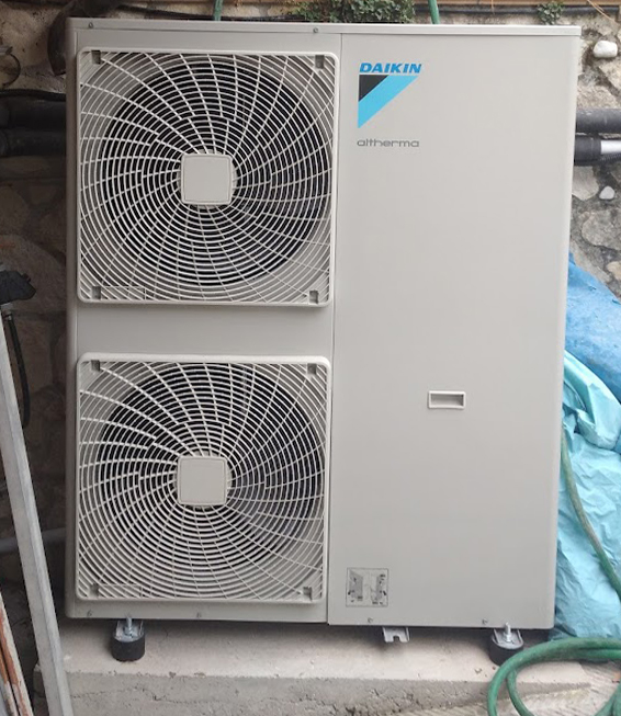 Energy saving design using heat pumps