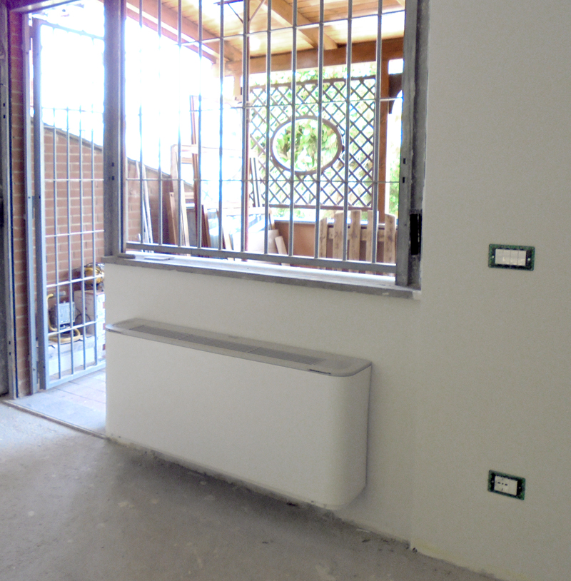 Energy saving design using heat pumps