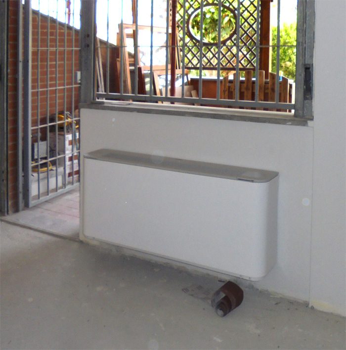Energy saving design using heat pumps