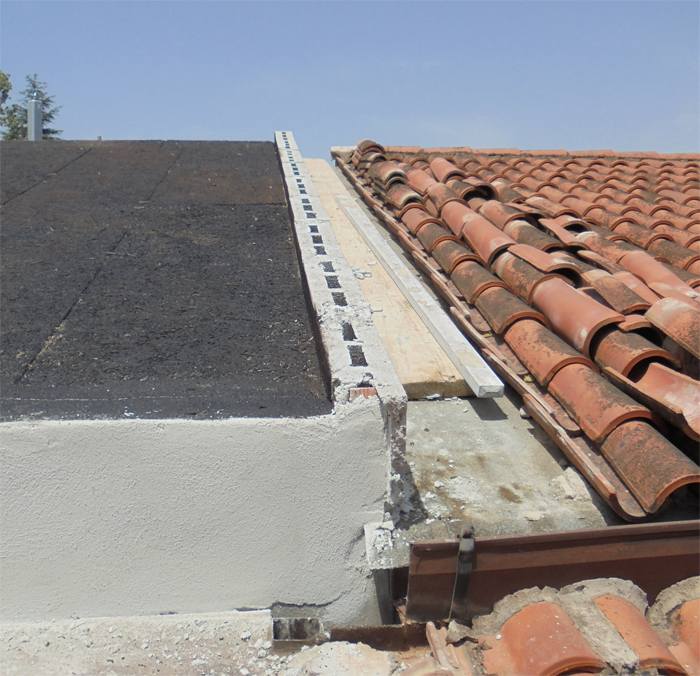 Energy saving through roof insulation
