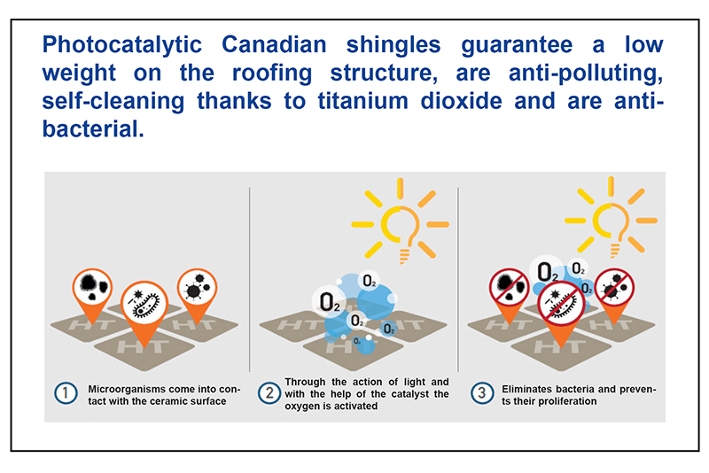 School design - Photocatalytic Canadian roof tiles