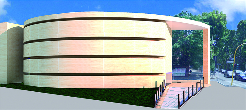 Italian design museum project in Rome