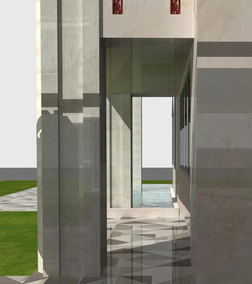 Progetto palazzine moderne con residenze, uffici e negozi.