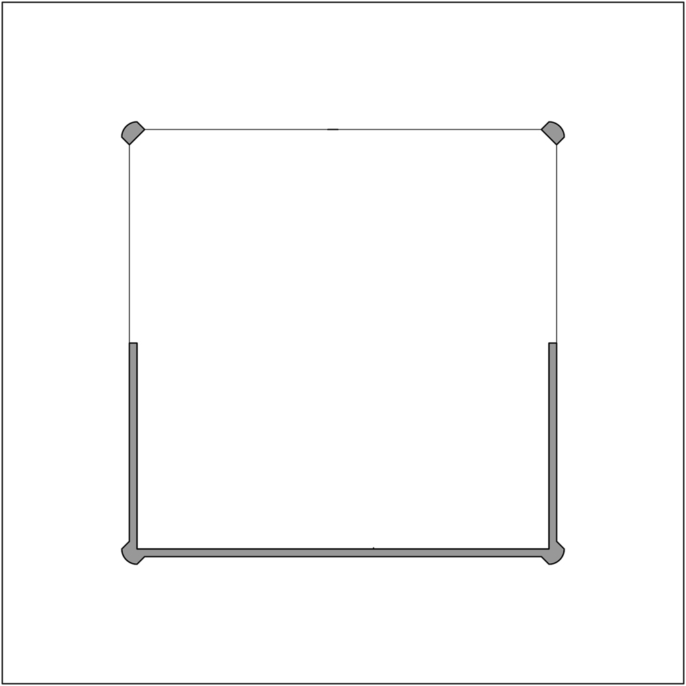 Contemporary building design with photovoltaic and greenery on the roof.