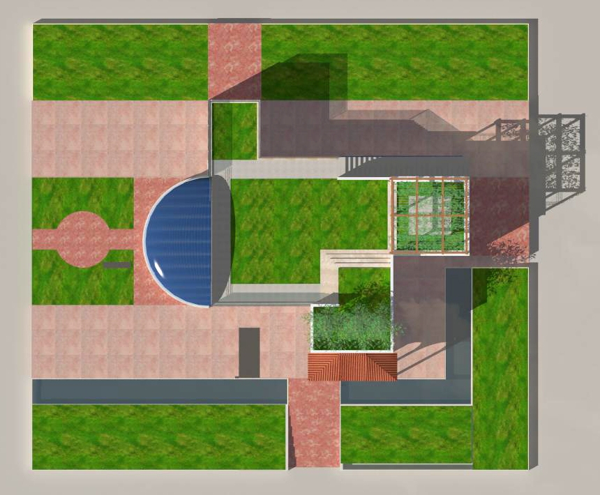 Progetto villa - La copertura