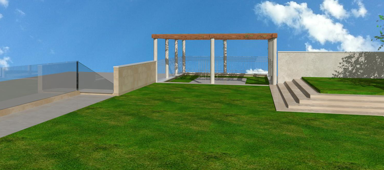 Progetto villa il tetto giardino