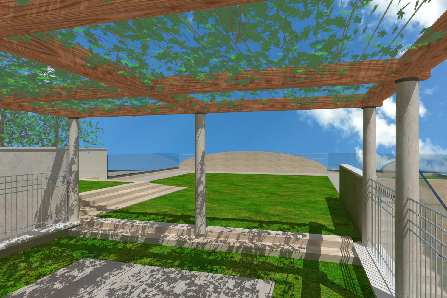Progetto villa il tetto giardino